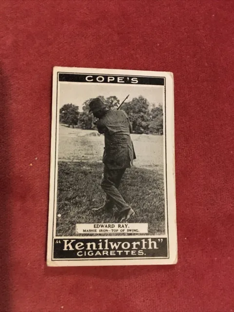copes golfers cigarette cards Set of 5 Cope's 1900 / Cope Bros. Framed Collectable Cope Cigarette Cards for