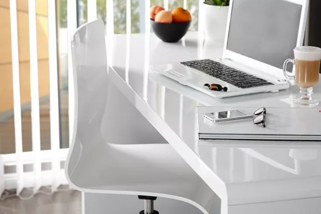 ENZO White Office DESK  (F1) 2