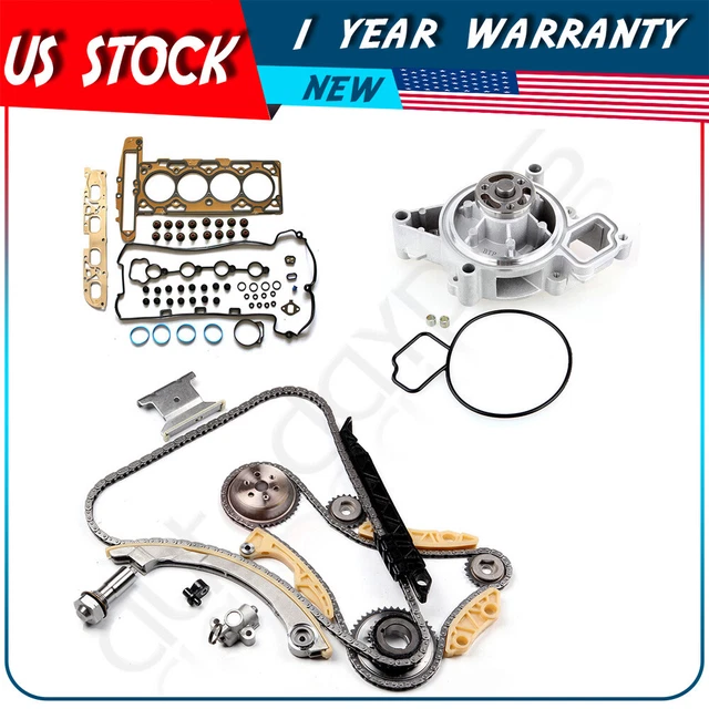 HEAD GASKET SET Timing Chain Kit Water Pump For Pontiac Solstice G5 G6