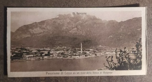 cartolina Panorama di Lecco dalla Rocca di Malgrate- non viaggiata-7x14 cm