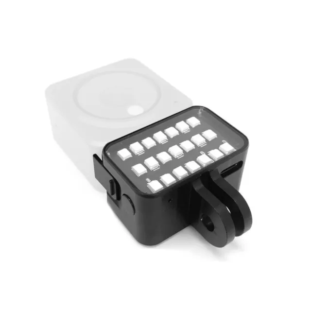 Lámpara de luz LED crema magnética de acción linterna recargable para DJI Action 2
