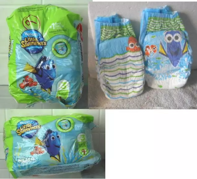 Huggies Little Swimmers Disposable Swim Diapers Swimpants Small 16-26lb 9 Count