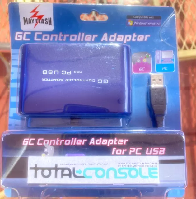 MAYFLASH GC GameCube Controller Adapter for PC USB 2 Ports- NEW
