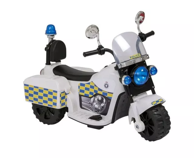 1 Evo Electrique Moto Police Enfant