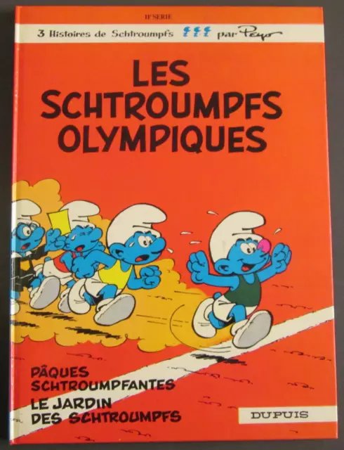 LES SCHTROUMPFS N°11 - BON ETAT - "Les schtroumpfs olympiques" - Dupuis 1984