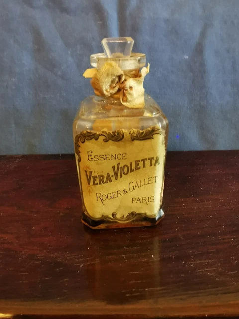 Flacon De Parfum Ancien MALAYA Roger & Gallet Paris VIDE - Vers 1900-1920, Verre, Collection