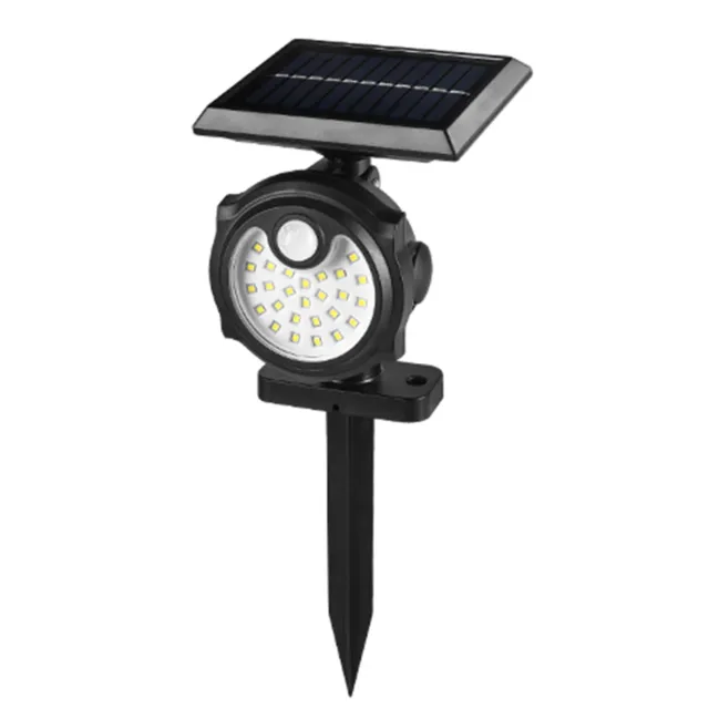 26LEDs Solar Powered Wall  with Ground Stake Human Induction & O3R0