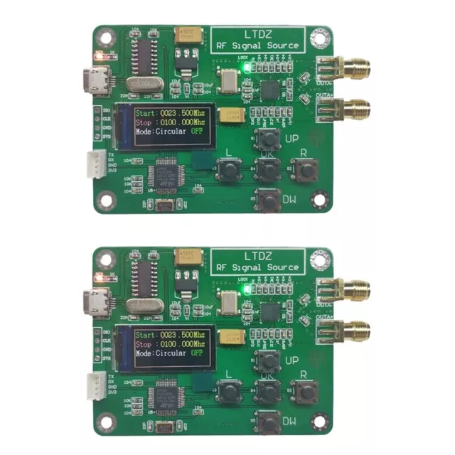 2X LTDZ MAX2870 STM32 23,5-6000 MHz  Quellen Modul USB 5V Frequenz und Modi4867