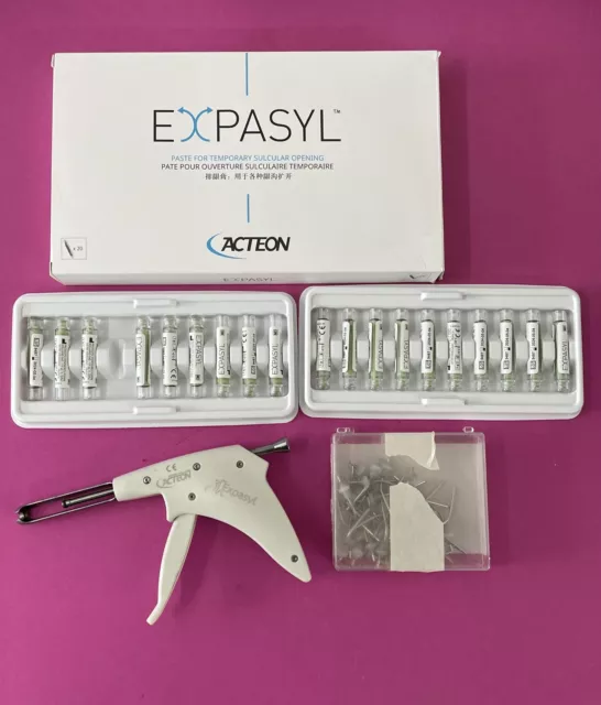 Acteon Expasyl Gingivale Retraktionspaste 19 Kapseln mit Spritze + Aufsätze