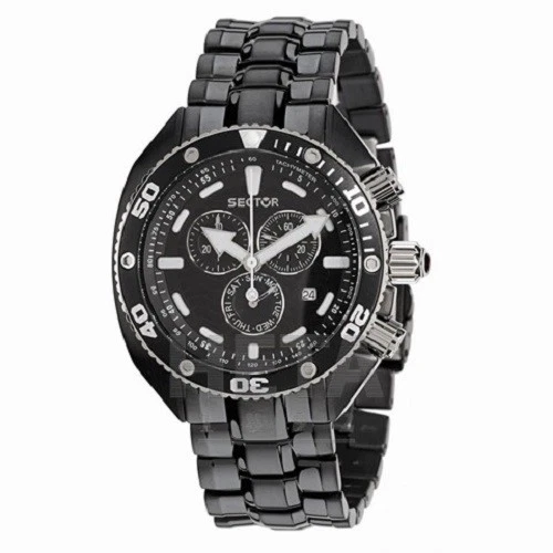Montre Sector 200 – Noir Et Orange, Neuve Avec étiquettes, Affichage Date, Style Sportif