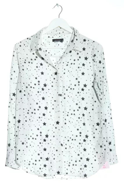 KATE MOSS Blouse-chemisier Dames T 40 blanc-noir style décontracté