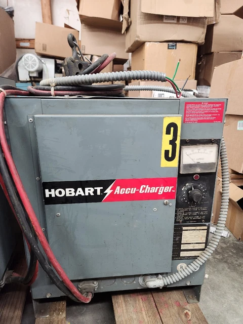 Hobart Accu-Charger 600B1-12 24V Battery Charger 12 Cell 120 Amp