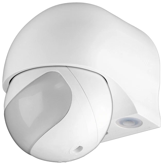 10 rilevatori di movimento a infrarossi slim da incasso bianco; rilevatore di movimento ODA (bianco) sli