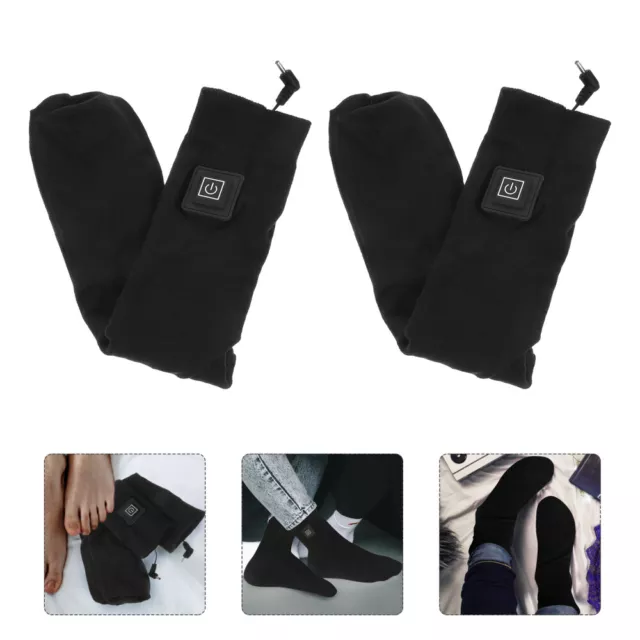 ELECTRIC HEATED THERMAL Socks for Men Women Black £20.68 - PicClick UK