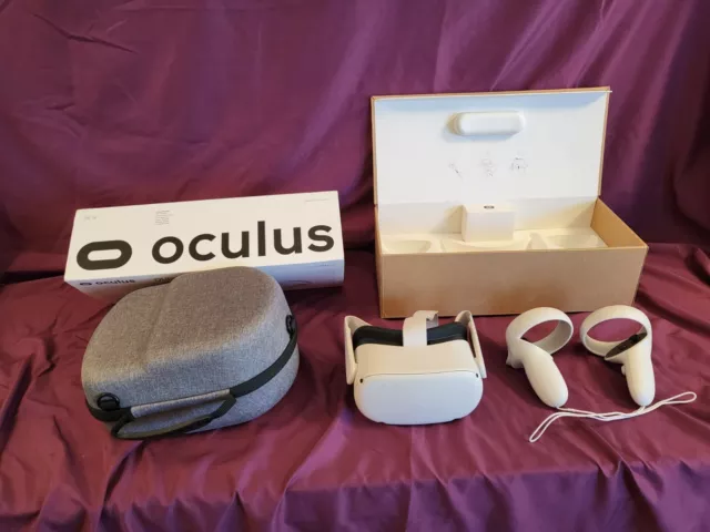 OCULUS QUEST 2 256GB Standalone VR Headset White With Carrying Case ...