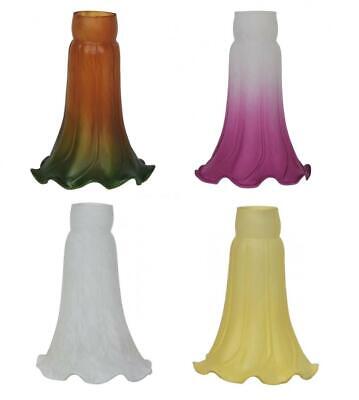 Sostituzione Lily Tiffany lo stile Paralumi vetro colorato tonalità di luce 4 COLORI