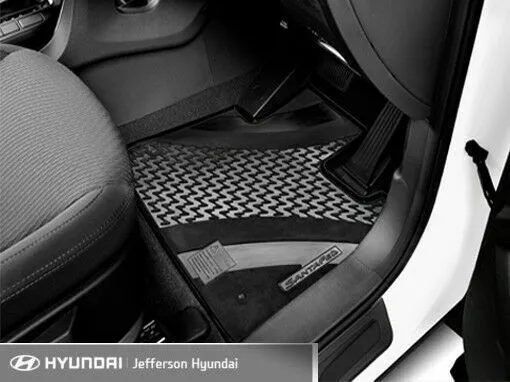 Genuine Hyundai Santa Fe DM Rubber Floor Mats (Set of 4) 2012 - 2018