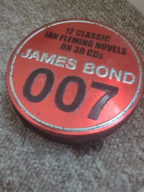 **PLEASE READ** Ian Fleming's James Bond 007 - 12 Novels 36 CD Audio Books Tin