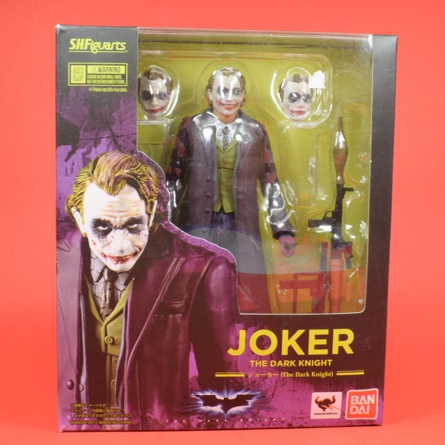 DC 6" BanDai 2017 S.H. Figuarts Batman The Dark Knight Joker As Shown GM7