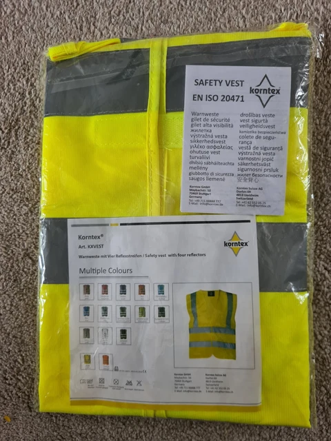 Gilet De Sécurité Jaune Haute Visibilité - Bandes Réfléchissantes - Taille S à XXXL - Pour Conducteurs, Travailleurs