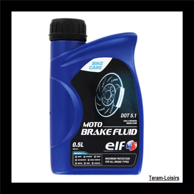 Liquide de Frein Moto ELF DOT 5.1 - France - LIVRAISON OFFERTE