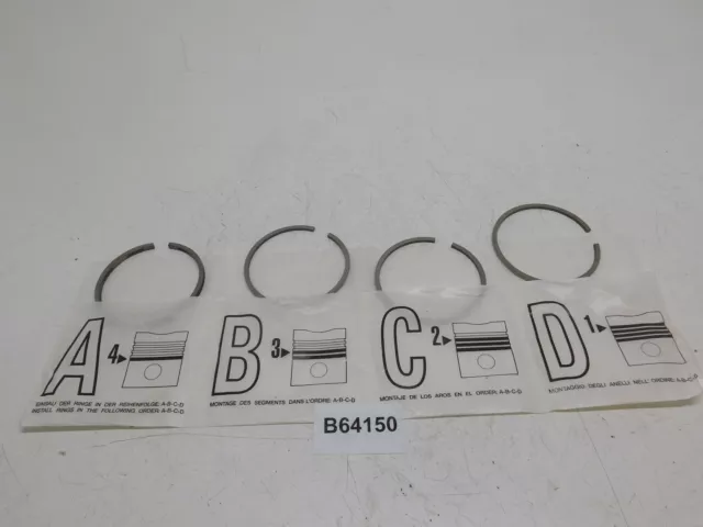 Serie Fasce Elastiche Pistone Kit Piston Ring Originale Per Mercedes Om 366