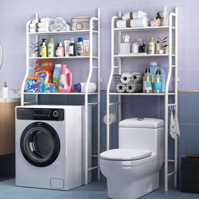 portasciugamani Regolabile per Bagno per Lavanderia Soggiorno ripiano portaoggetti per WC LYMHGHJ Portaoggetti per Lavatrice Spazio per Piante scaffale 1 Strato 
