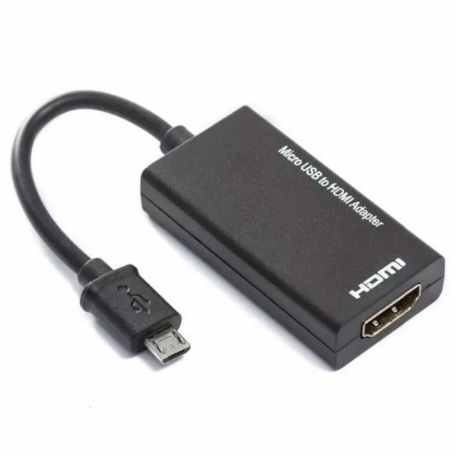 Universal MHL Micro USB to HDMI Cable 1080P HD TV Adapter for Android Phones 2