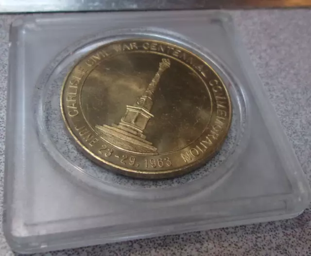Carlisle PA Civil War Centennial Coin Medal June 1963