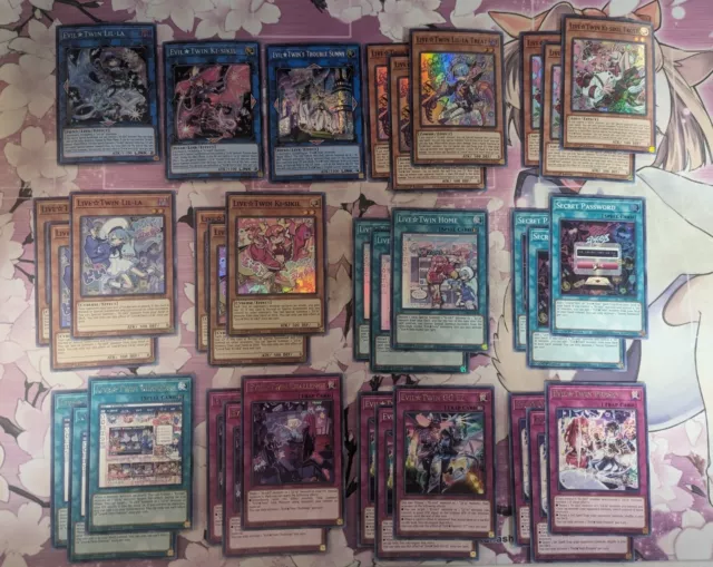 Live☆Twin / Evil☆Twin Deck Core - GEIM And MP22 - 1st Edition - YuGiOh 33x Cards
