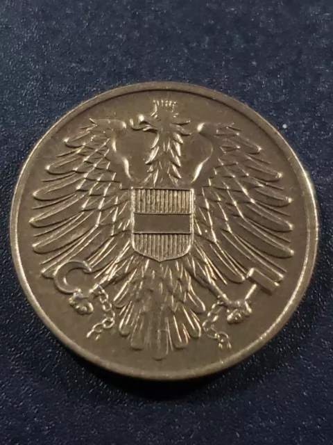 Austria  1954  Second Republic  20 groschen  aluminium-bronze  22mm circulated