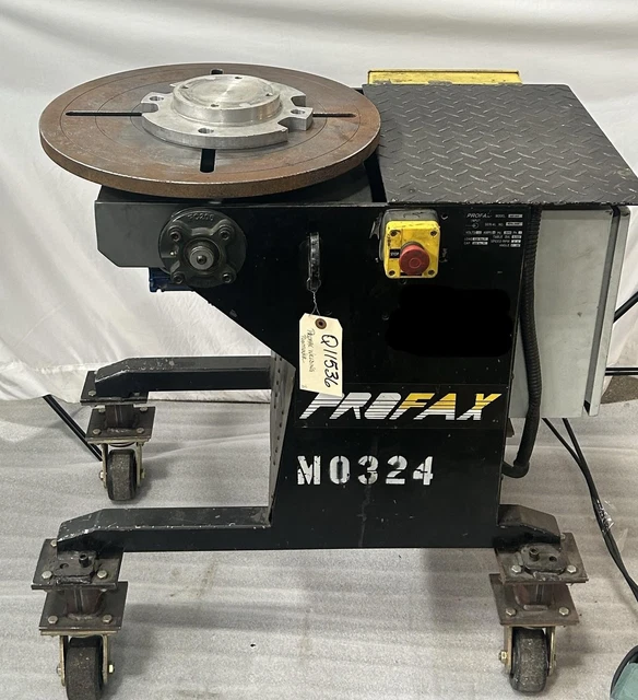 Profax WP-500 Welding Positioner, 500 LB Cap Vertical / 900 LB Cap Horizontal