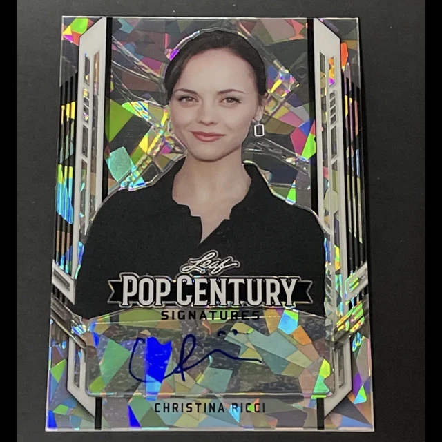 2021 Leaf Metal Pop Century CHRISTINA RICCI SILVER CRYSTALS AUTO 21/25 Wednesday