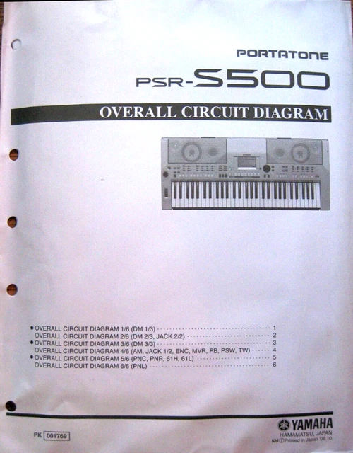 Yamaha Keyboard Circuit Diagram