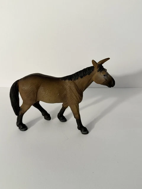 Realistic TOY MULE Figurine by Safari LTD 2008 - Miniature Farm - Donkey