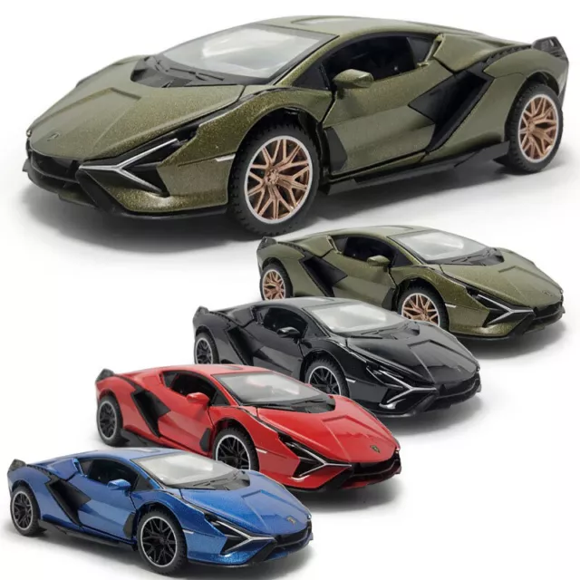 1/32 Lamborghini Sian FKP 37 Model Car Diecast Toy Vehicle Gift Toys for Kids
