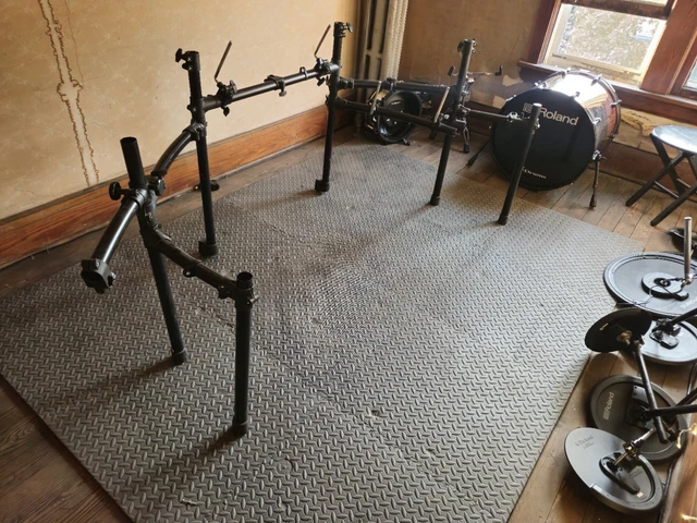Roland MDS-Compact Drum Rack Stand (Frame Only) & Drum Key Bundle - For Electronic Drum Sets