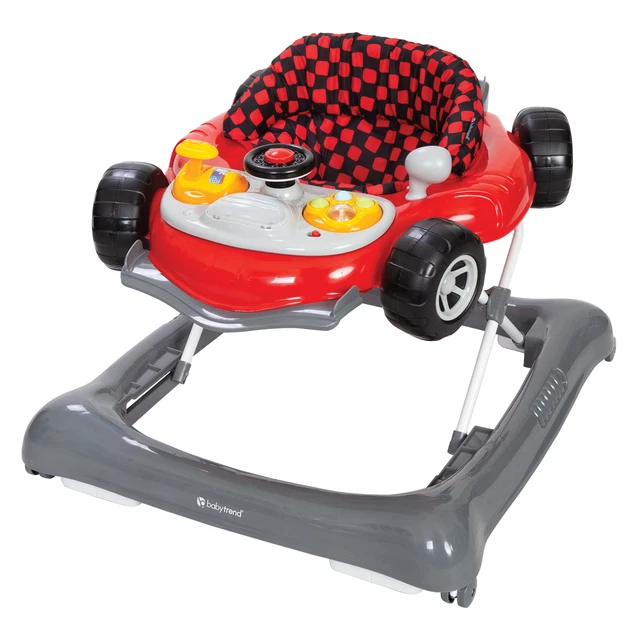 Baby Trend  Activity Baby Walker with Lights and Sound Effects - Speedster Red