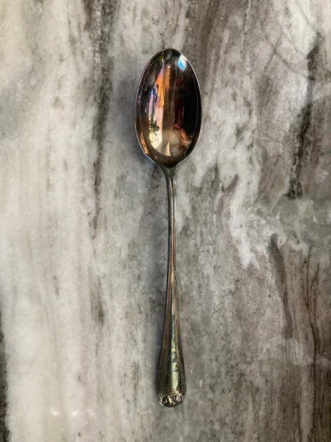 Vintage Gorham Heritage Silver Plate Large Serving Spoon 13" Italy