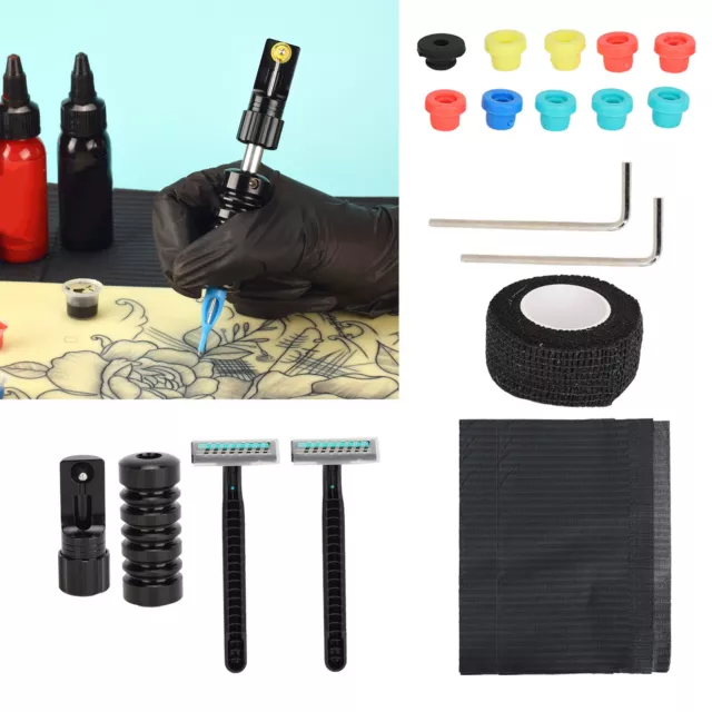 Manuelles Tattoo-Kit Multifunktionales Komplettes DIY-Poke-Tattoo-Tool-Set F OBM