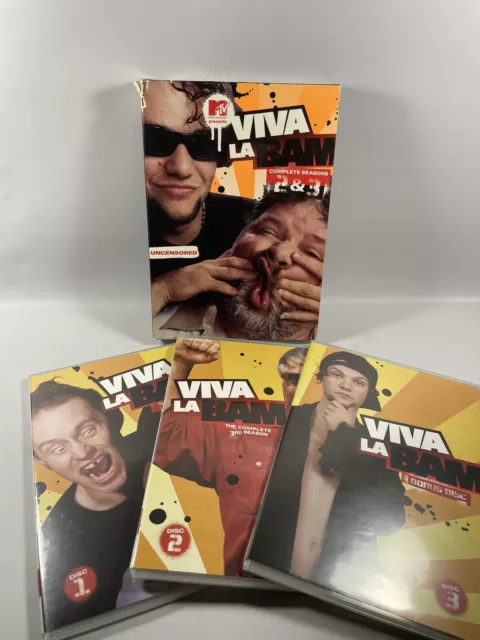 Viva La Bam - The Complete Second and Third Seasons 2 & 3 DVD, 2005, 3-Disc Set