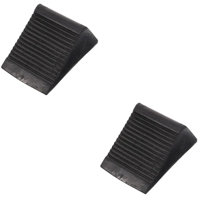 2pcs tragbarer Gummi-Rad-Spreng-RV-Radstabilisator Anti-Skid Gummi-Radstopper
