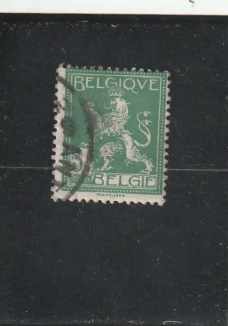 L5313 BELGIQUE TIMBRE N° Y&T 110 de 1912-13 " lion heraldique " Oblitéré