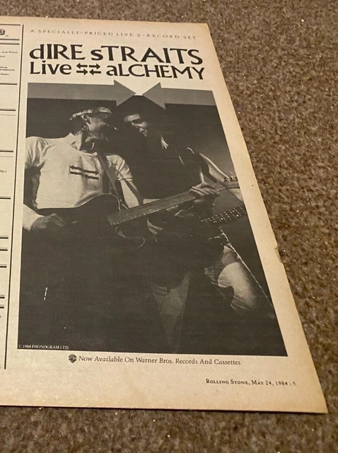 International & World - Dire Straits Live, Alchemy, Double album, vinyl's. for sale in