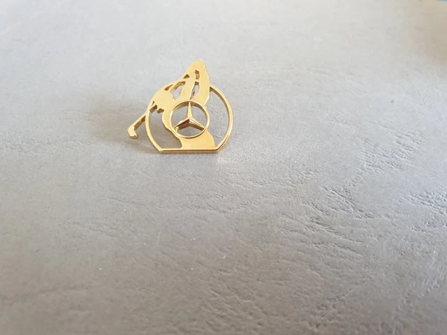 Pin's Mercedes Double Moule Signé Arthus Bertrand Paris – Badge Voiture Vintage