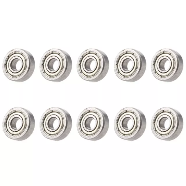 10Pcs Roulement À Billes Radial Métrique Blindé En Métal Scellé Miniature M4549