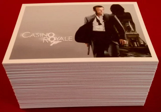 JAMES BOND ARCHIVES - Casino Royale, COMPLETE 99 Card Base Set, RITTENHOUSE 2014