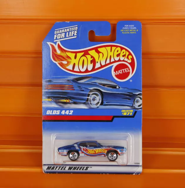 Hot Wheels - 1998 - OLDS 442 - Open Stock - BlueCard Collector #871