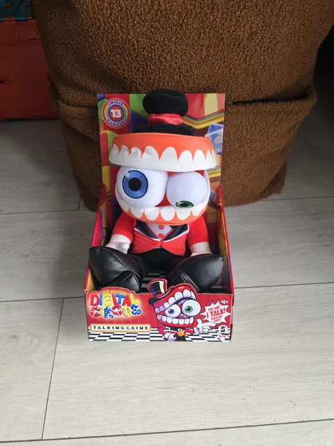 RARE OFFICIAL GLITCH Amazing Digital Circus Talking Caine Soft Plush 