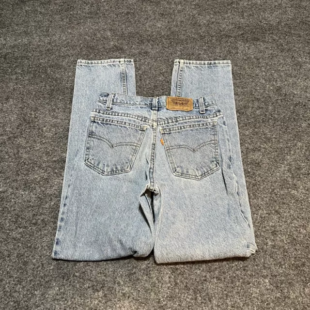 Vintage 506 Levi’s Denim Jeans Orange Tab 26x29